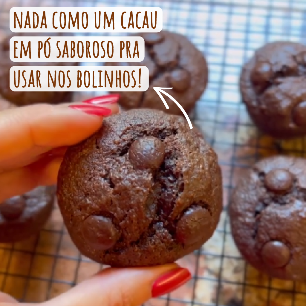 Receita de Bolinho de Cacau