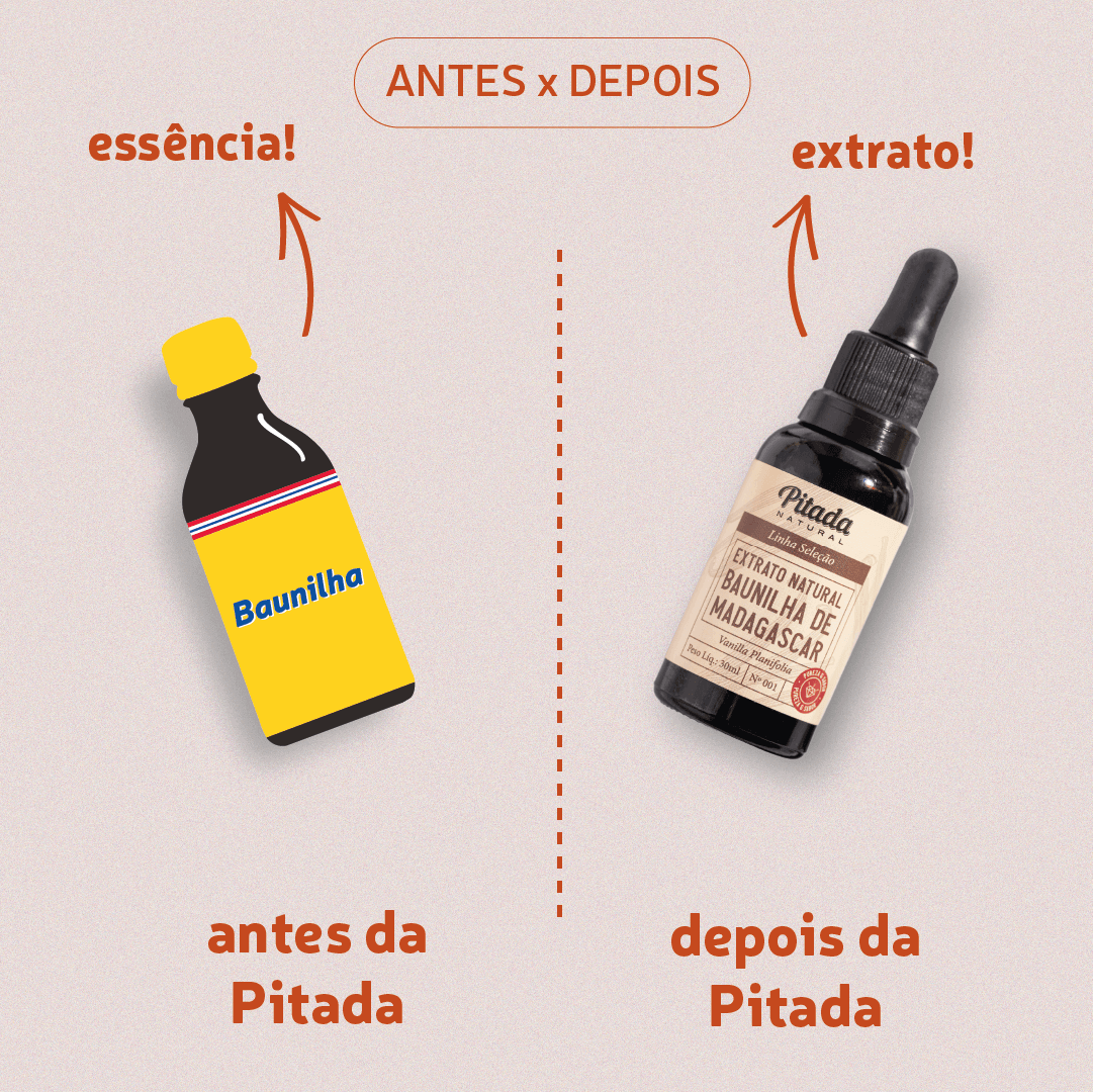 Comparativo Extrato de Baunilha vs Essência