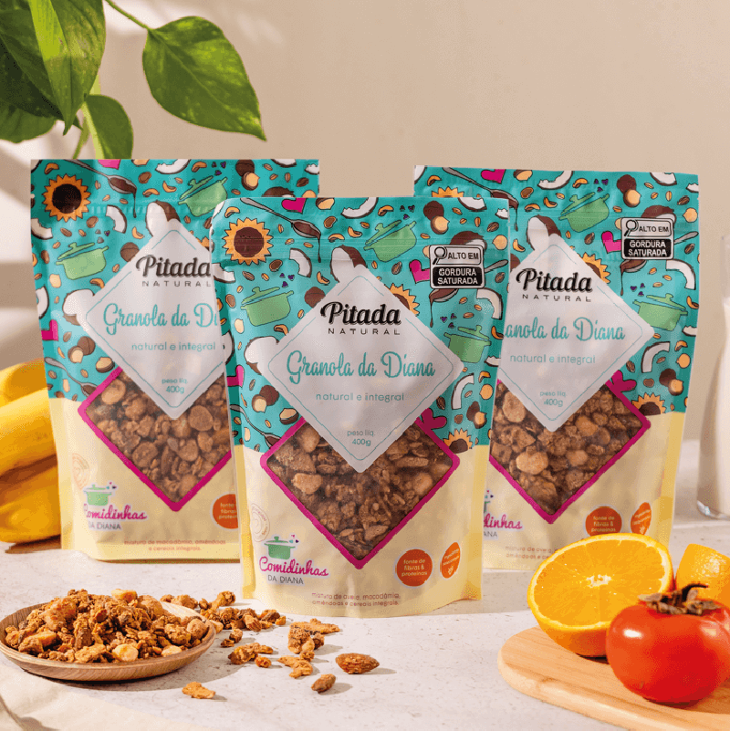 Kit com 3 Granolas da Diana