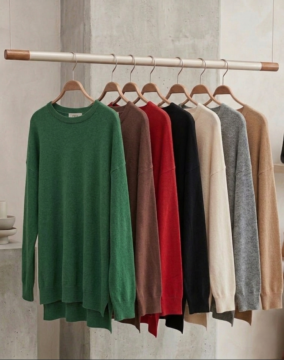 Gama Completa Pul&oacute;ver Oria en 8 Colores