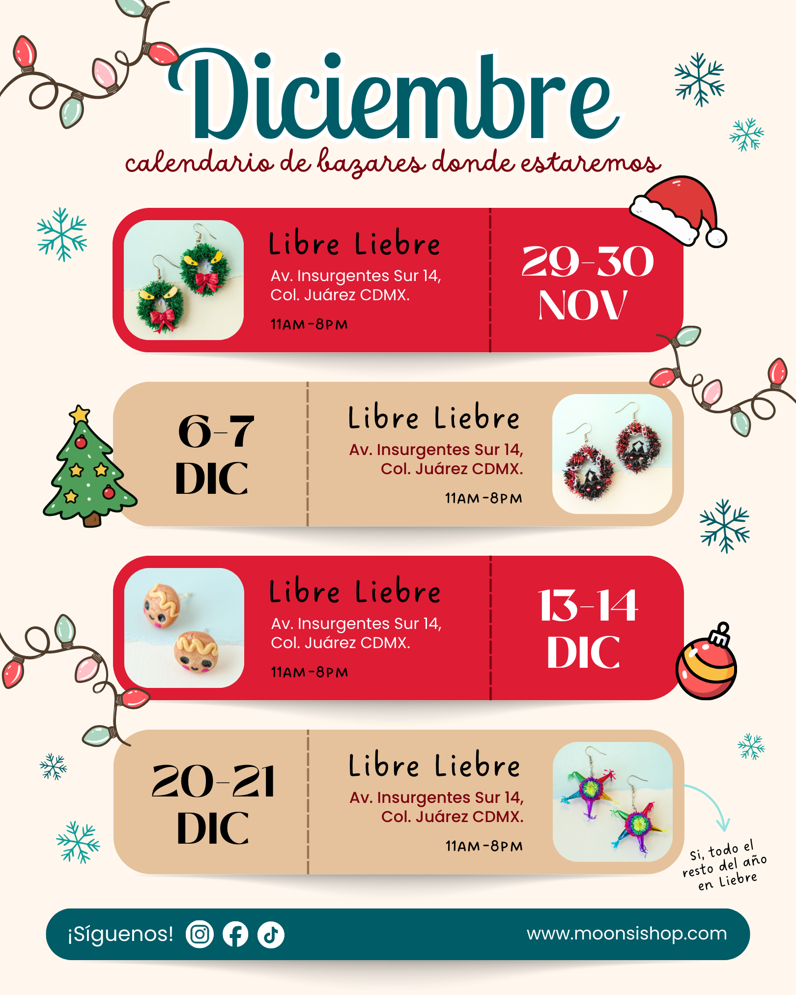 Calendario Moonsi Diciembre 25