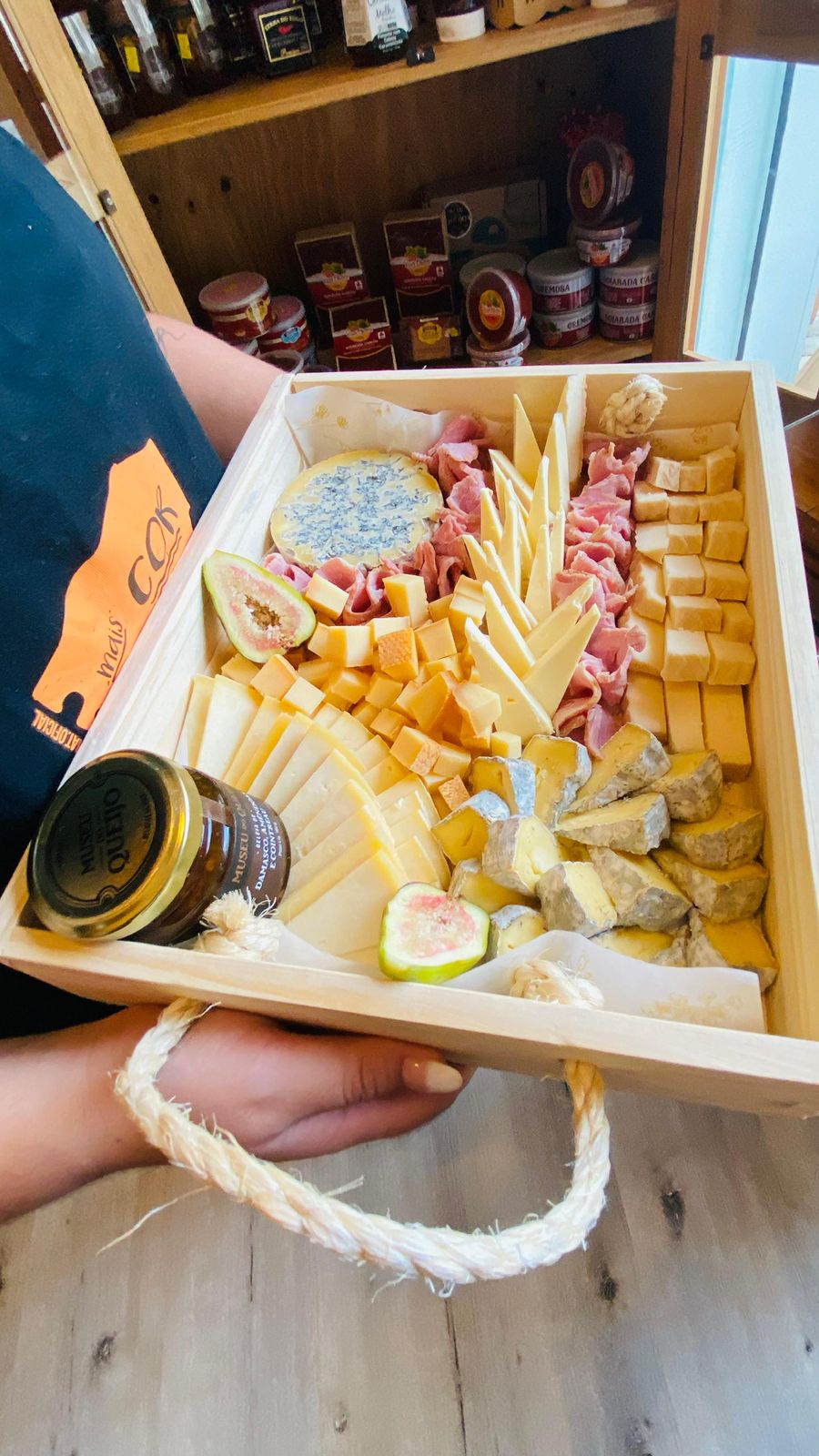 Tábua de queijos para eventos