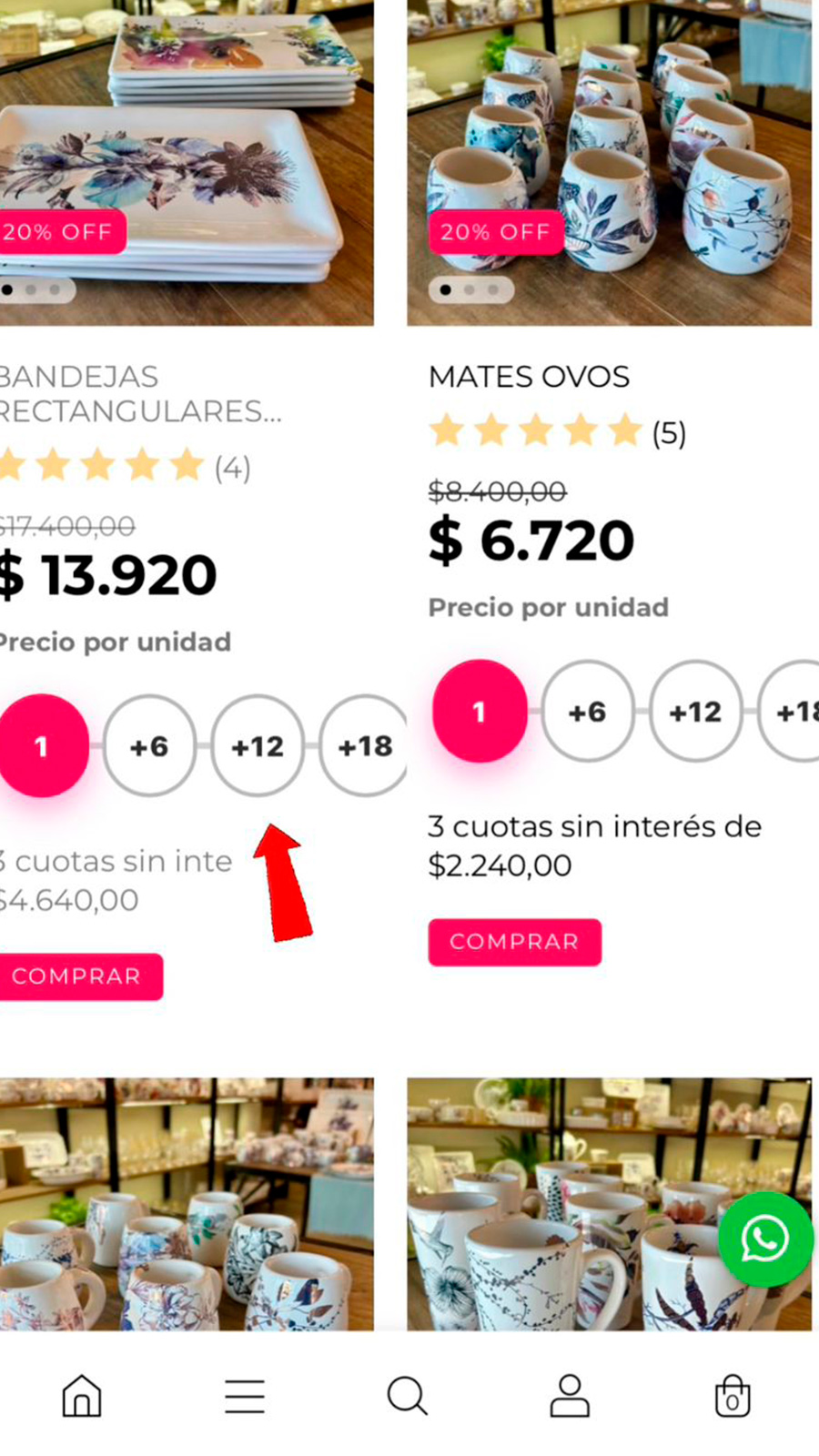 Paso 3 - Botones de cantidad y precio