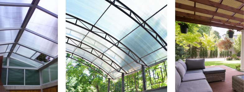 Portada policarbonato alveolar