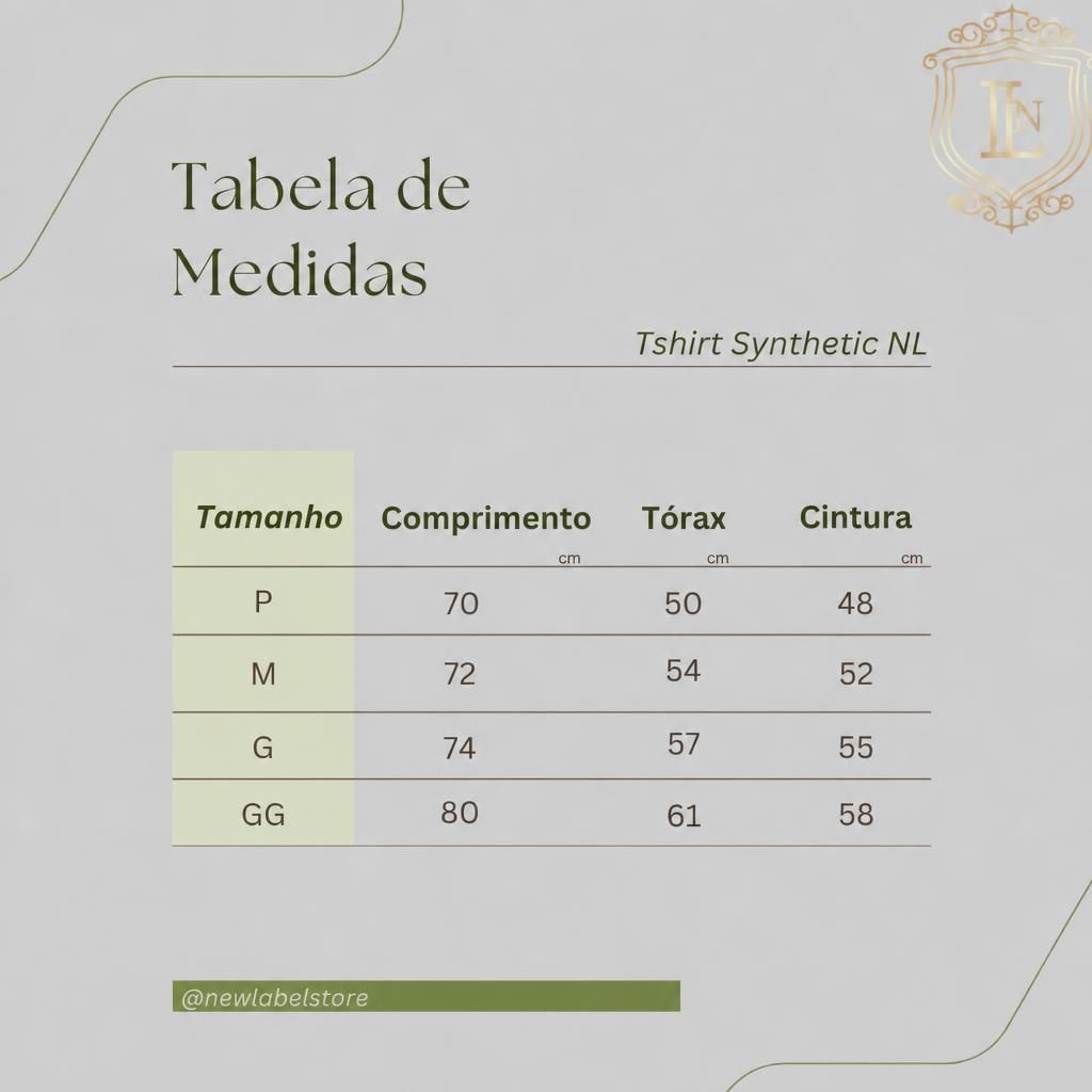 Tabela de Medidas