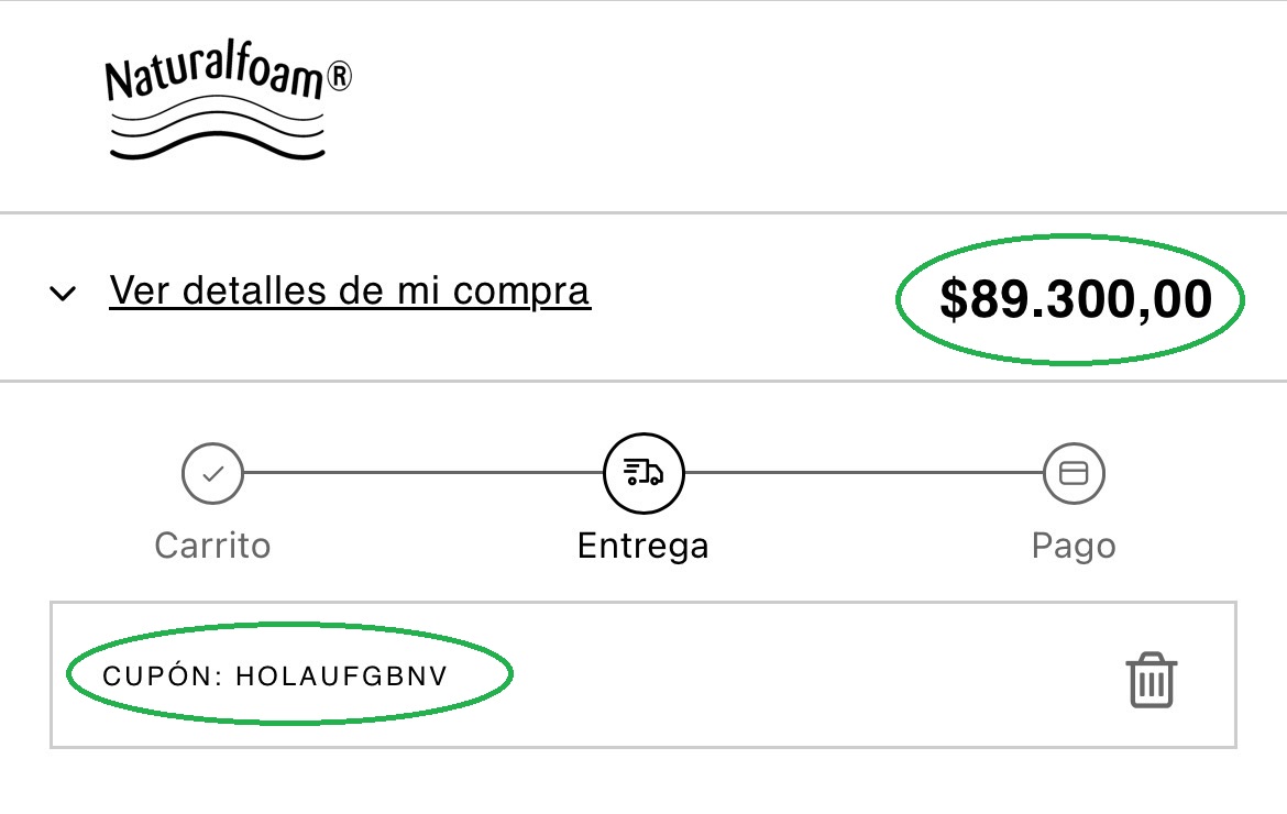 PRINT 7: Total con el descuento aplicado