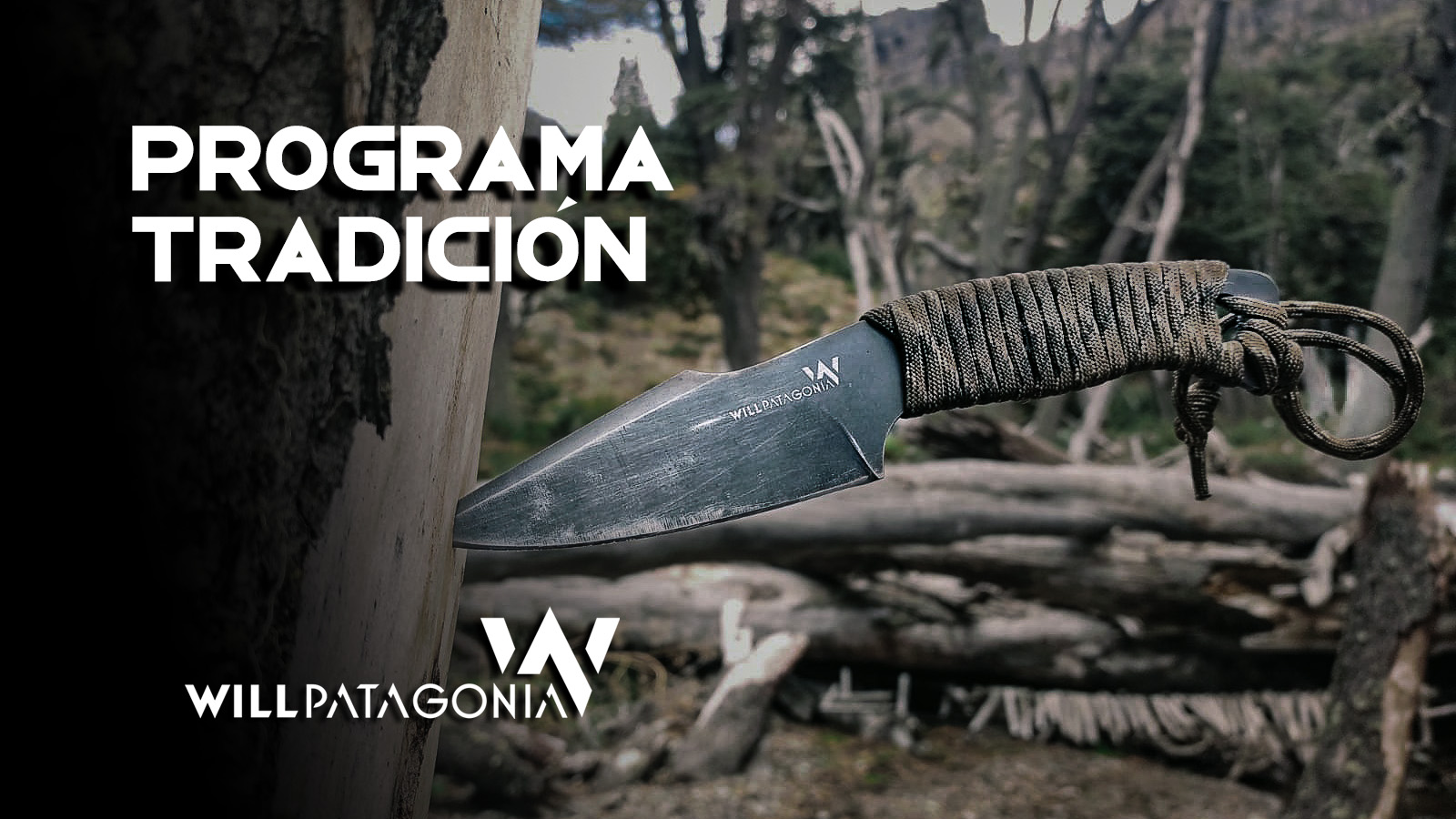 Programa tradición de WillPatagonia, garantía y afilado gratis de por vida para los cuchillos.