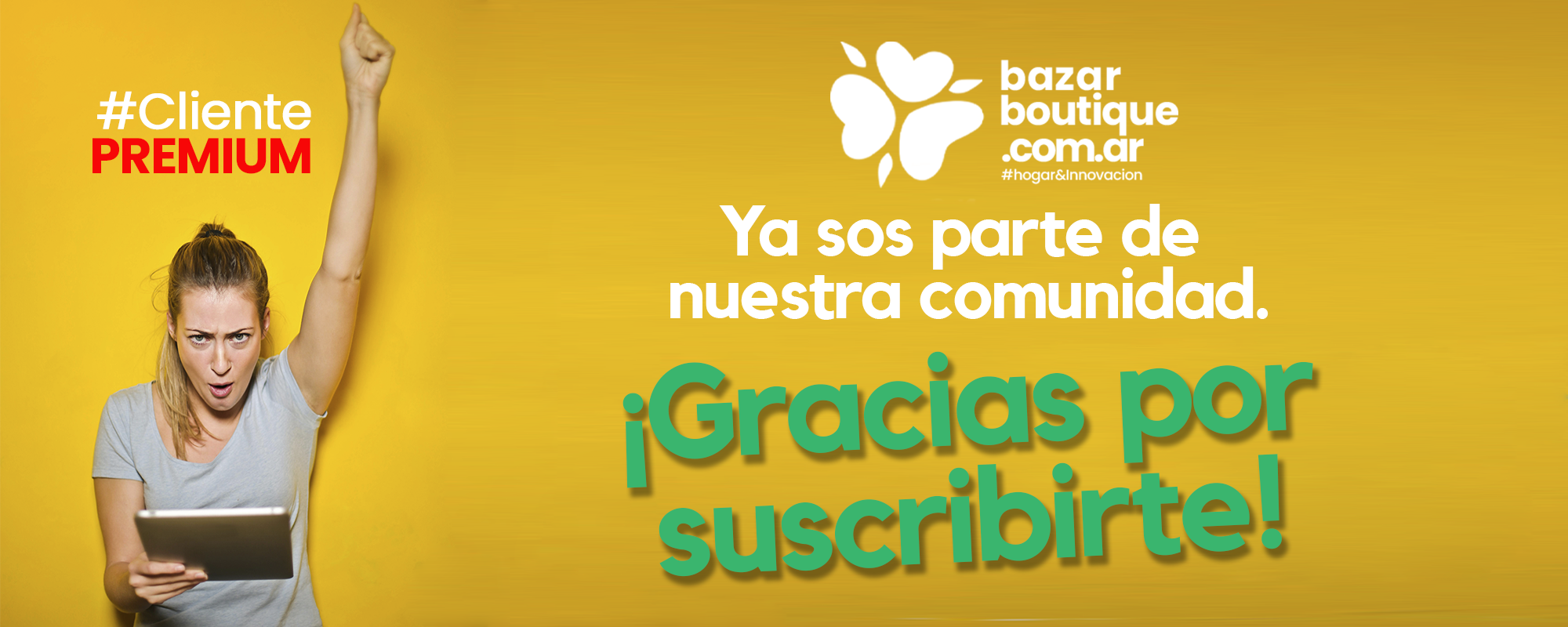 Gracias por suscribirte