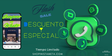 Descuento ordenando en Whatsapp