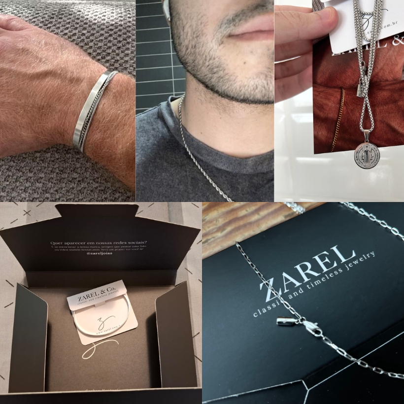 Bracelete Connor de Aço Dourado - Comprar em ZAREL | Acessórios ...