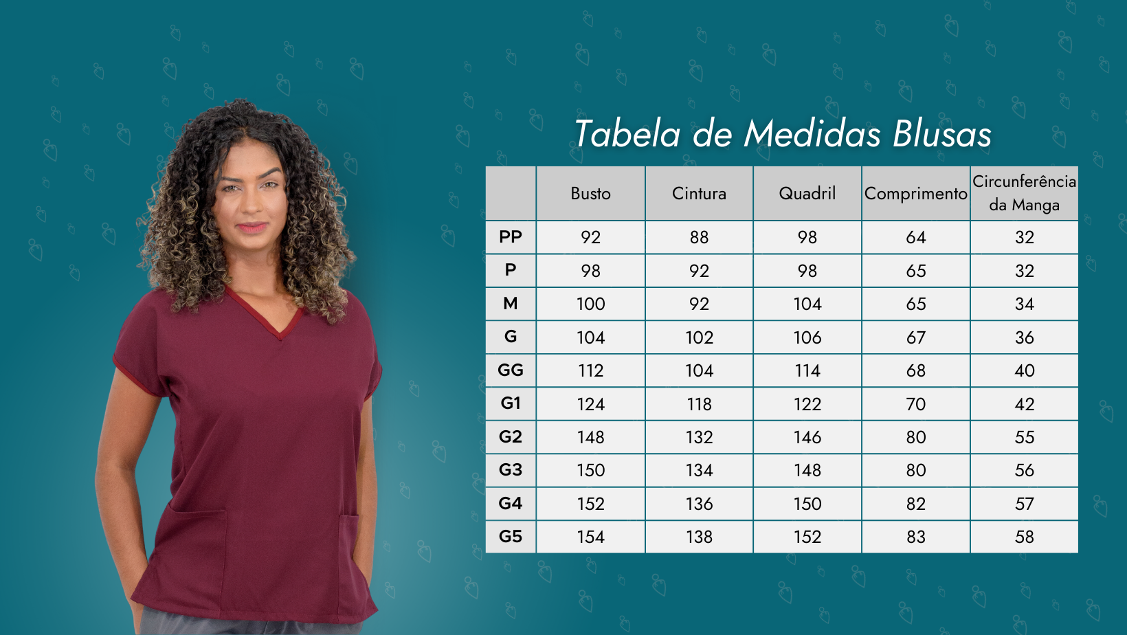 TABELA DE MEDIDAS