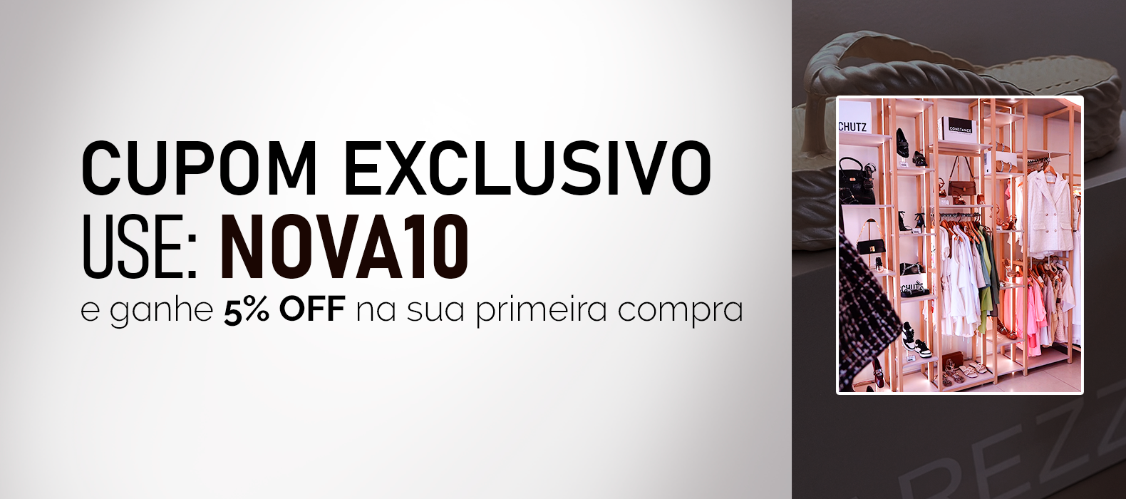 Banner da categoria Calçados 