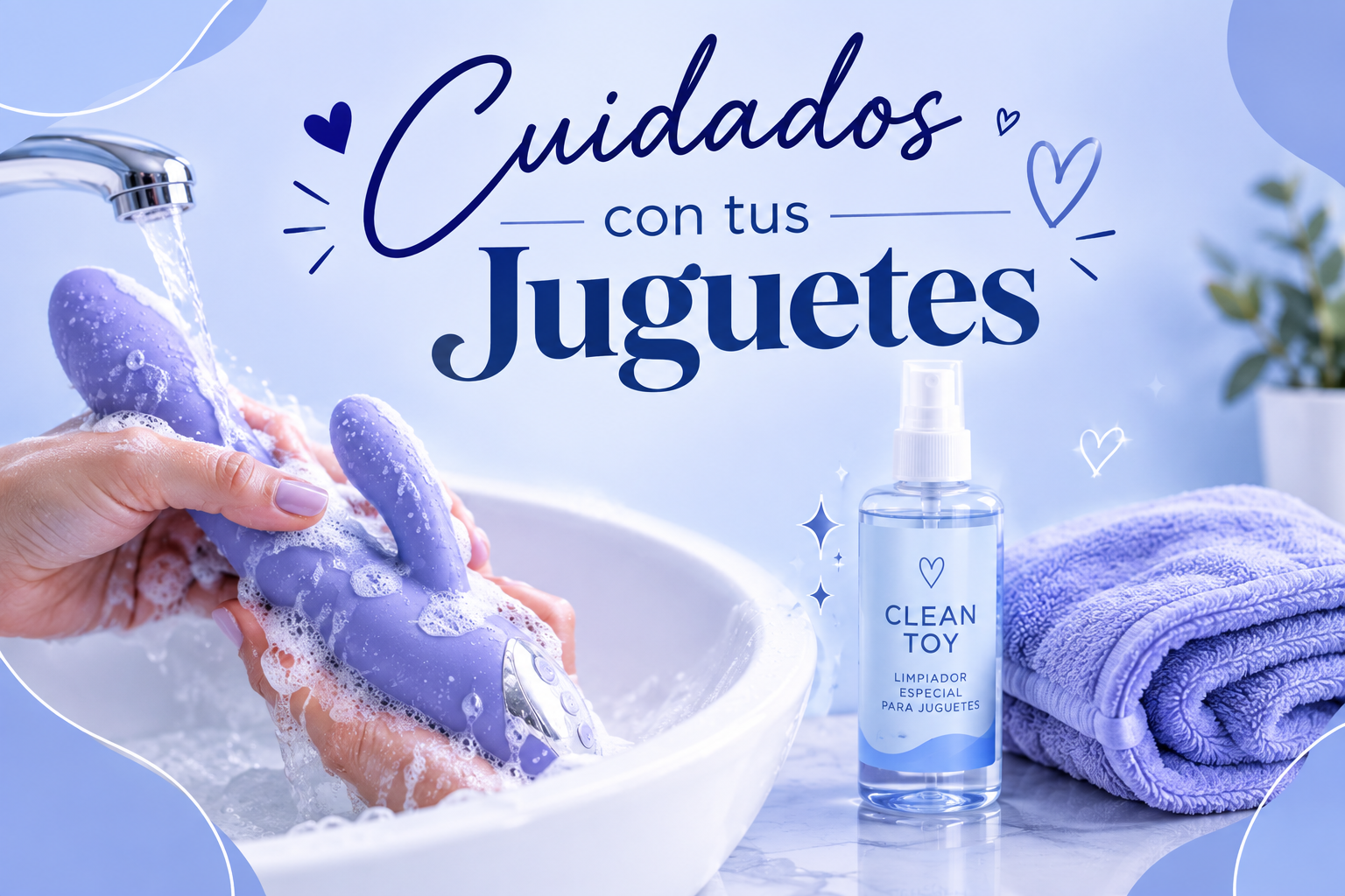 cuidado de juguetes sexuales