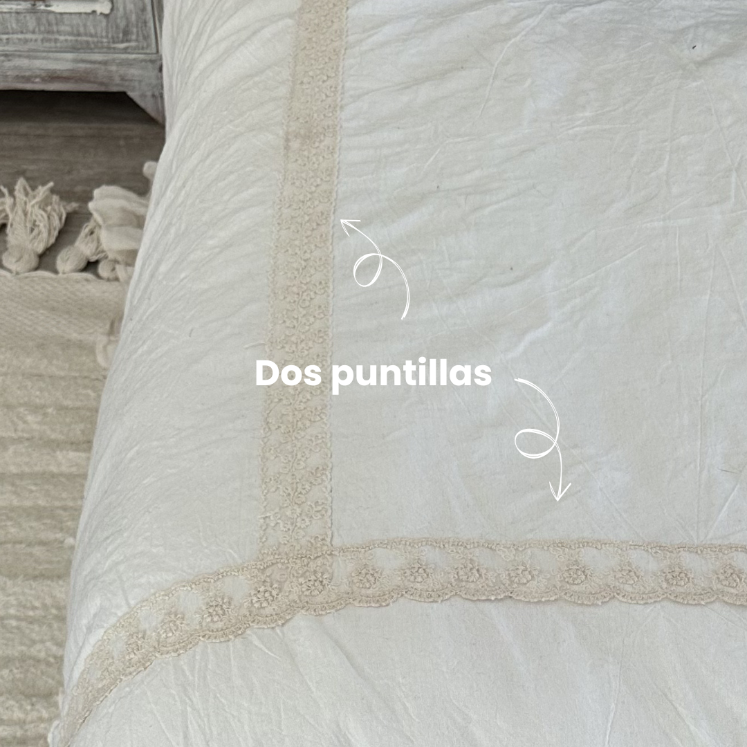 Detalle puntilla funda Ikaria