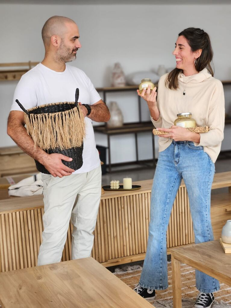 Geral y Juan, fundadores de Magnolias Deco