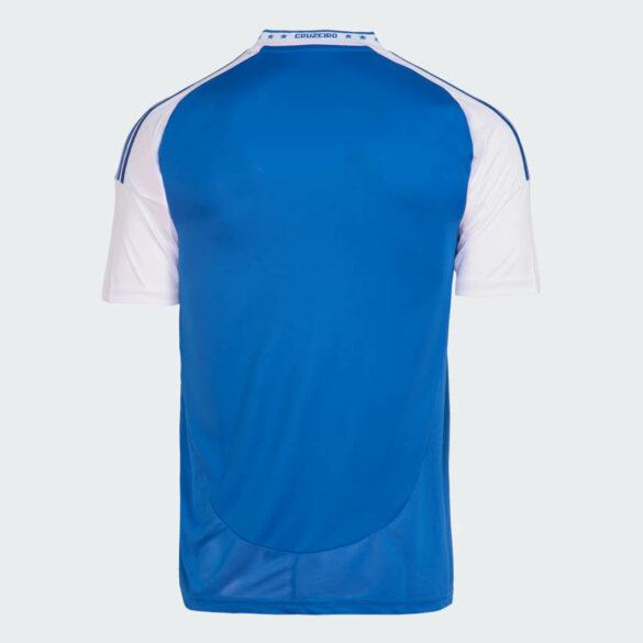 Camisa Cruzeiro I 2025/26 Masculina Azul com Detalhes em Branco - Costas