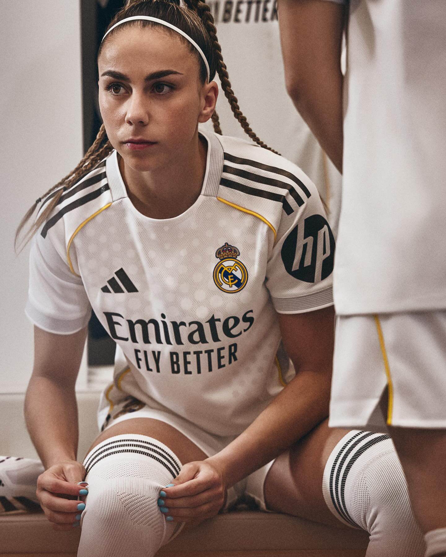 Camisa Real Madrid 2025 2026 branca usada por jogadores