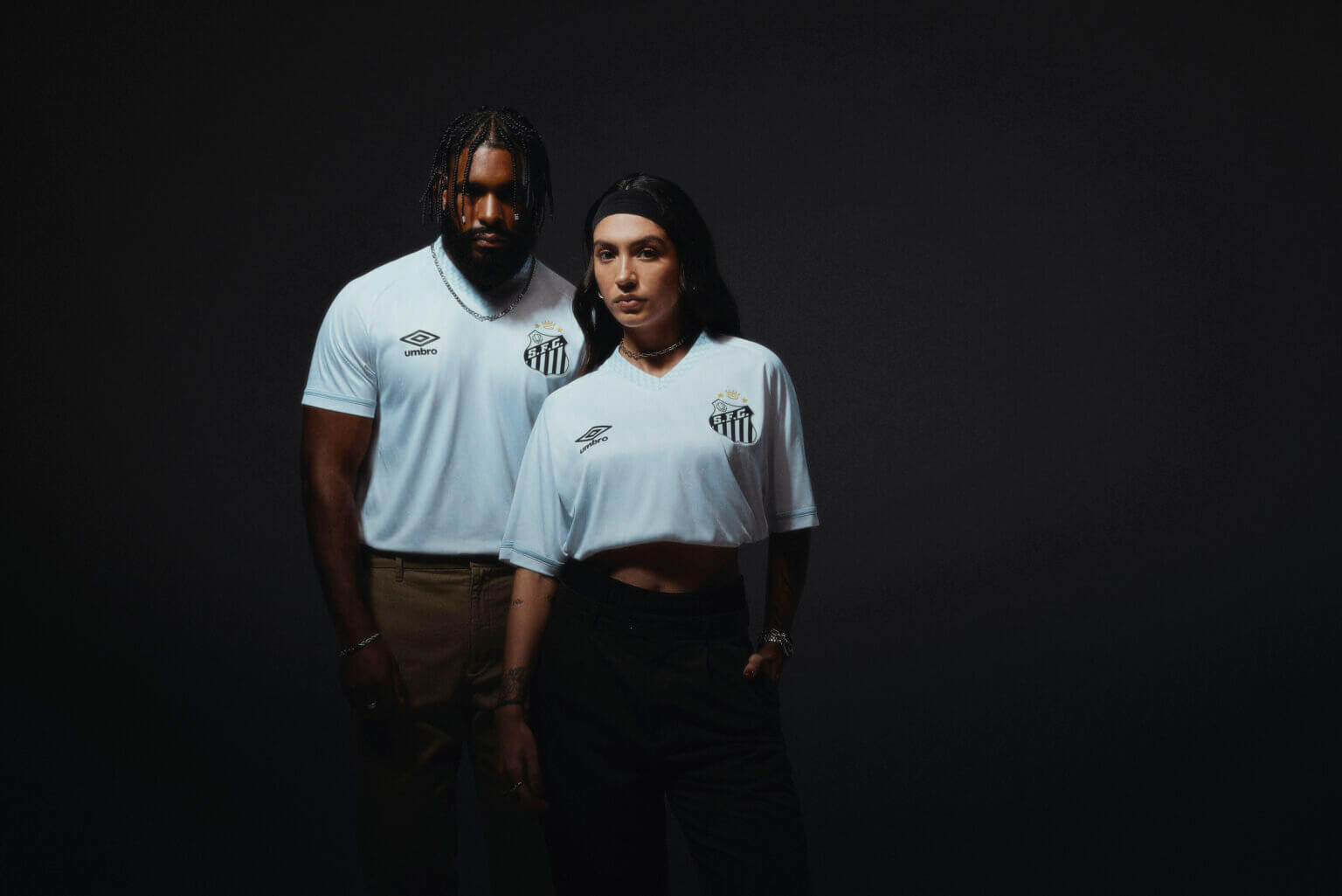 camisa Santos 2026 2027 branca Umbro costas detalhe Santos FC grafismo Mont Serrat
