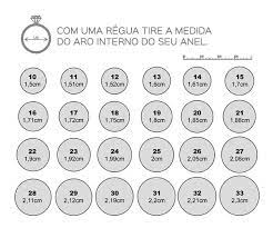 SAIBA QUAL O TAMANHO DAS SUAS ALIANÇAS