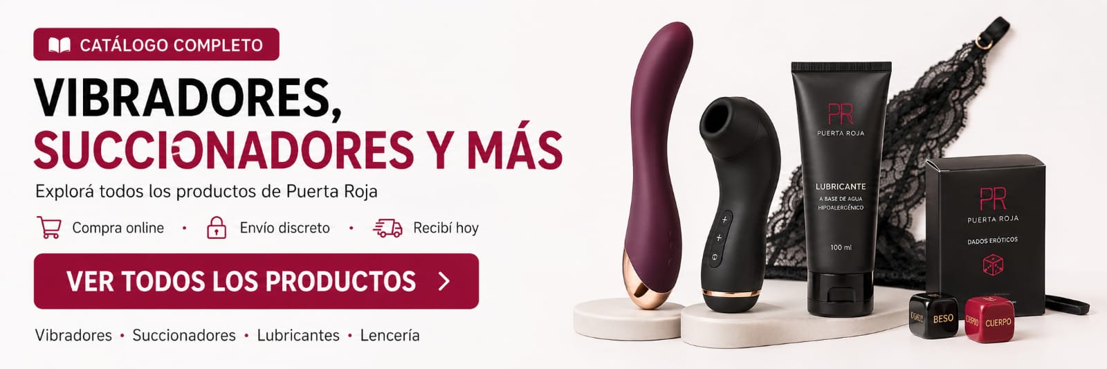 Vibradores, succionadores y más - Ver todos los productos