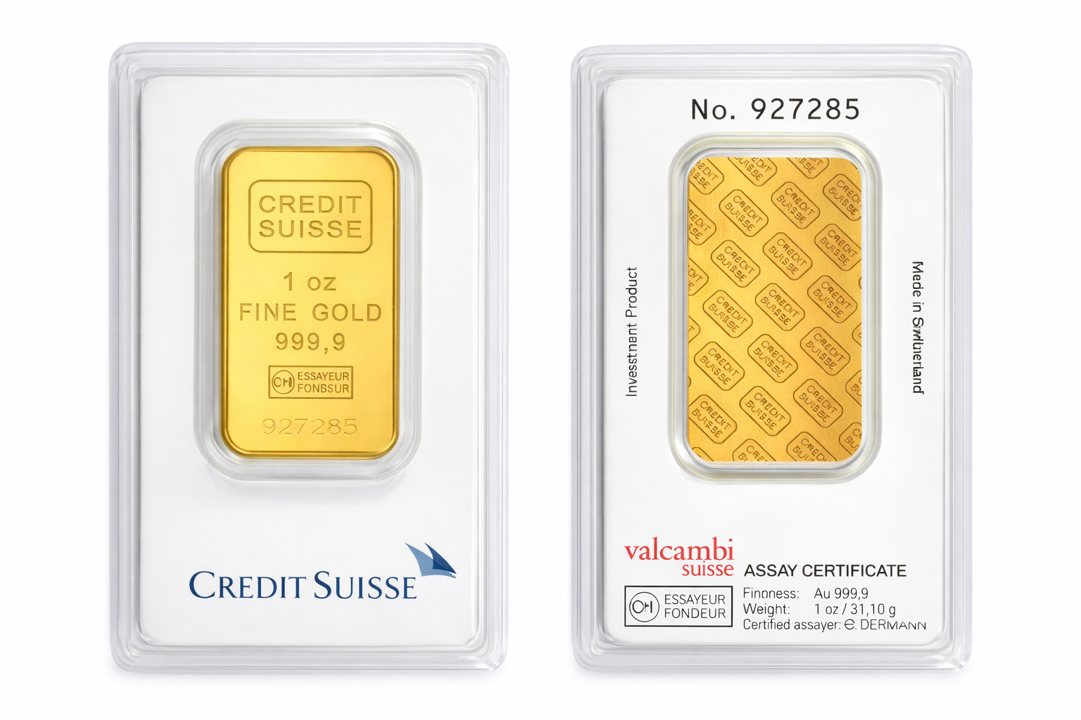 Lingote de oro 24K certificado para inversión  lingotes-oro-24k-inversion