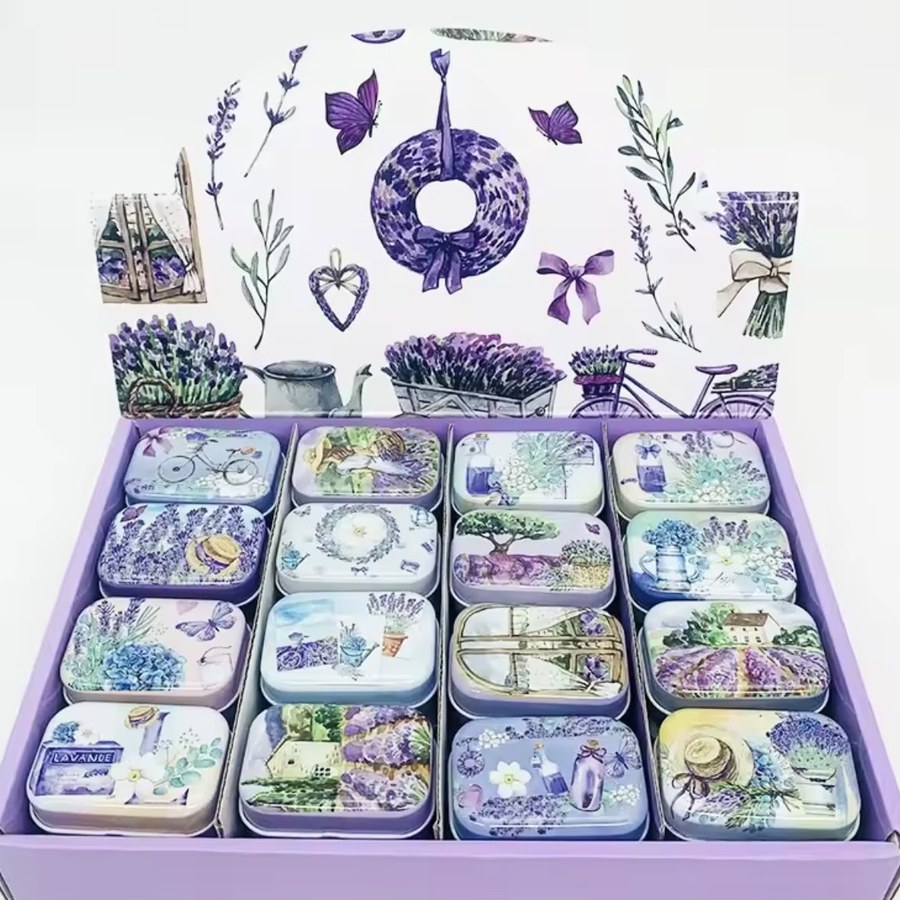 Latinha de lavanda