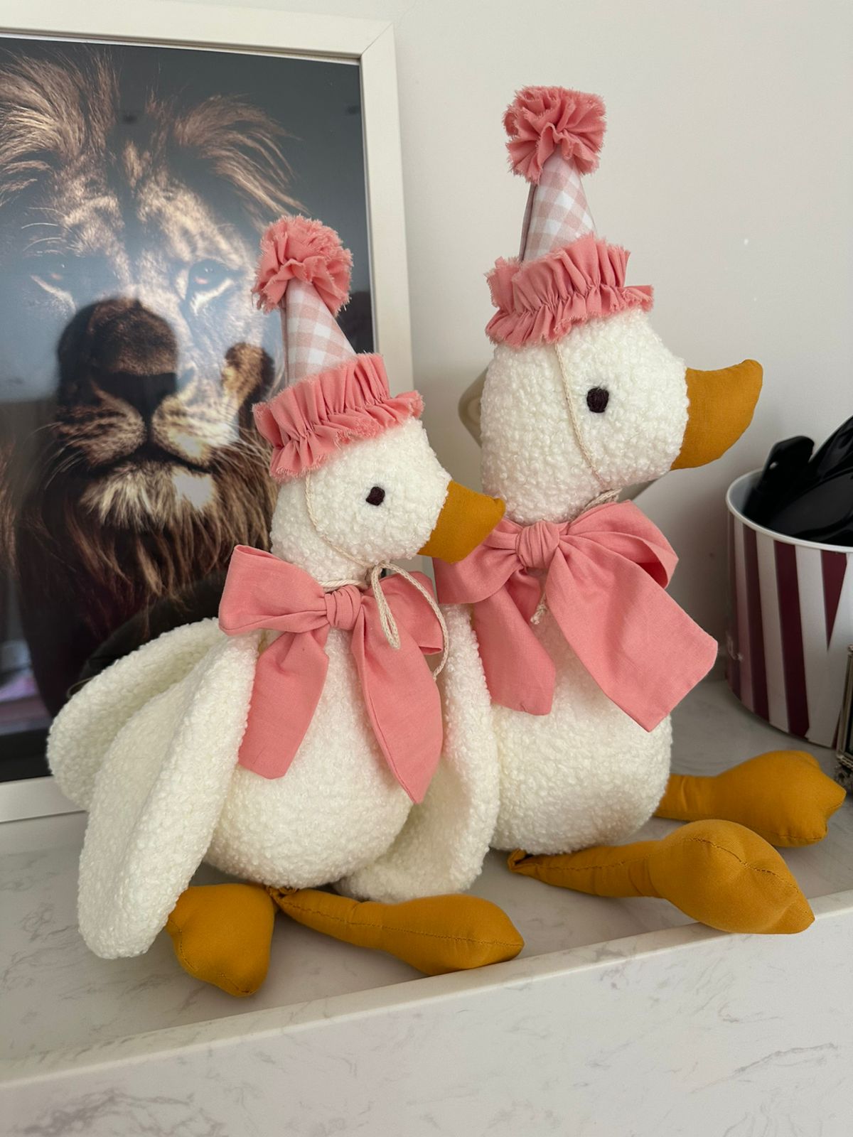 gansos tamanho m em pelúcia
