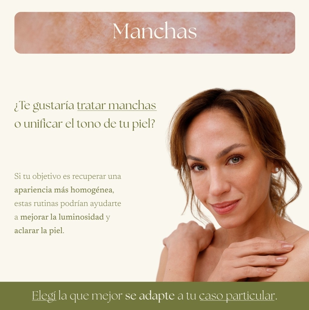 Rutinas tratamiento para manchas