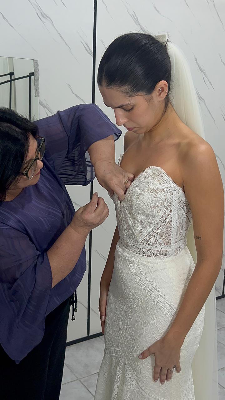 Ajustes de vestido de noiva