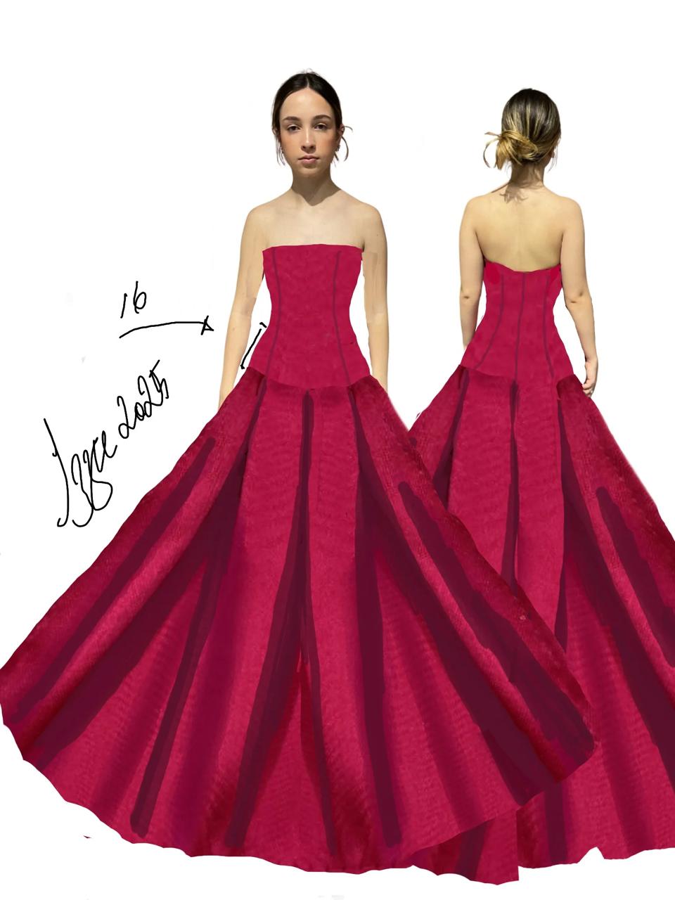 Criação do vestido