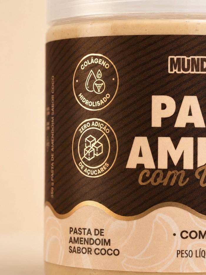 R&oacute;tulo Mundo Nuts close-up