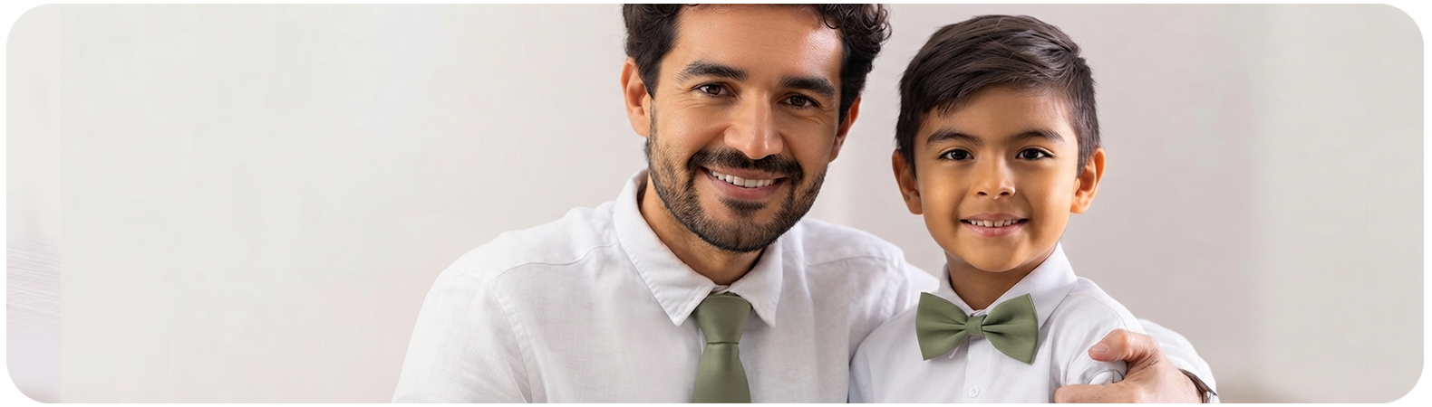 Conjunto de gravatas Pai e Filho para presente