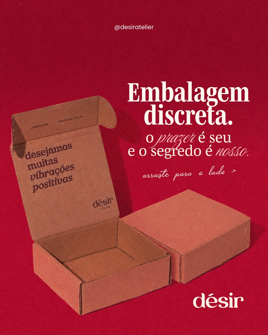 Publicação da Désir Atelier no Instagram