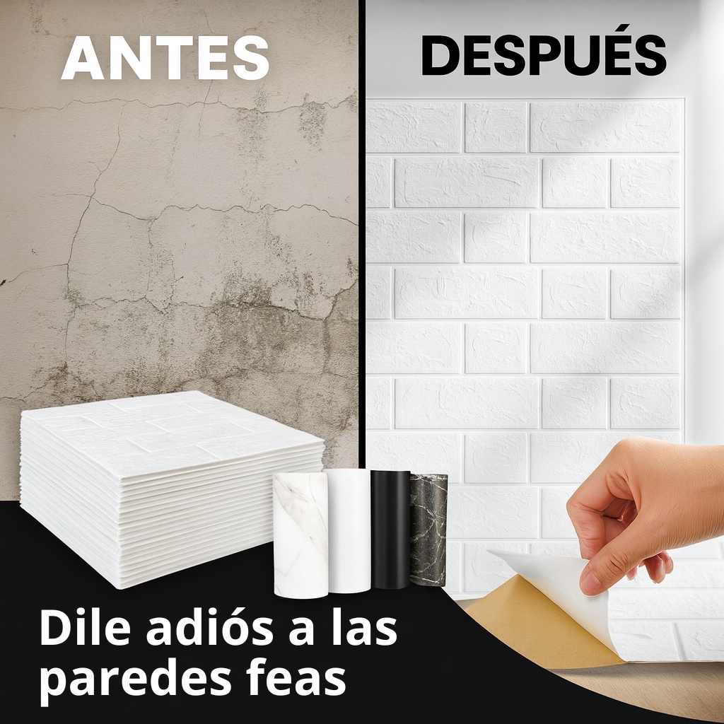 Antes y Después - Placas 3D