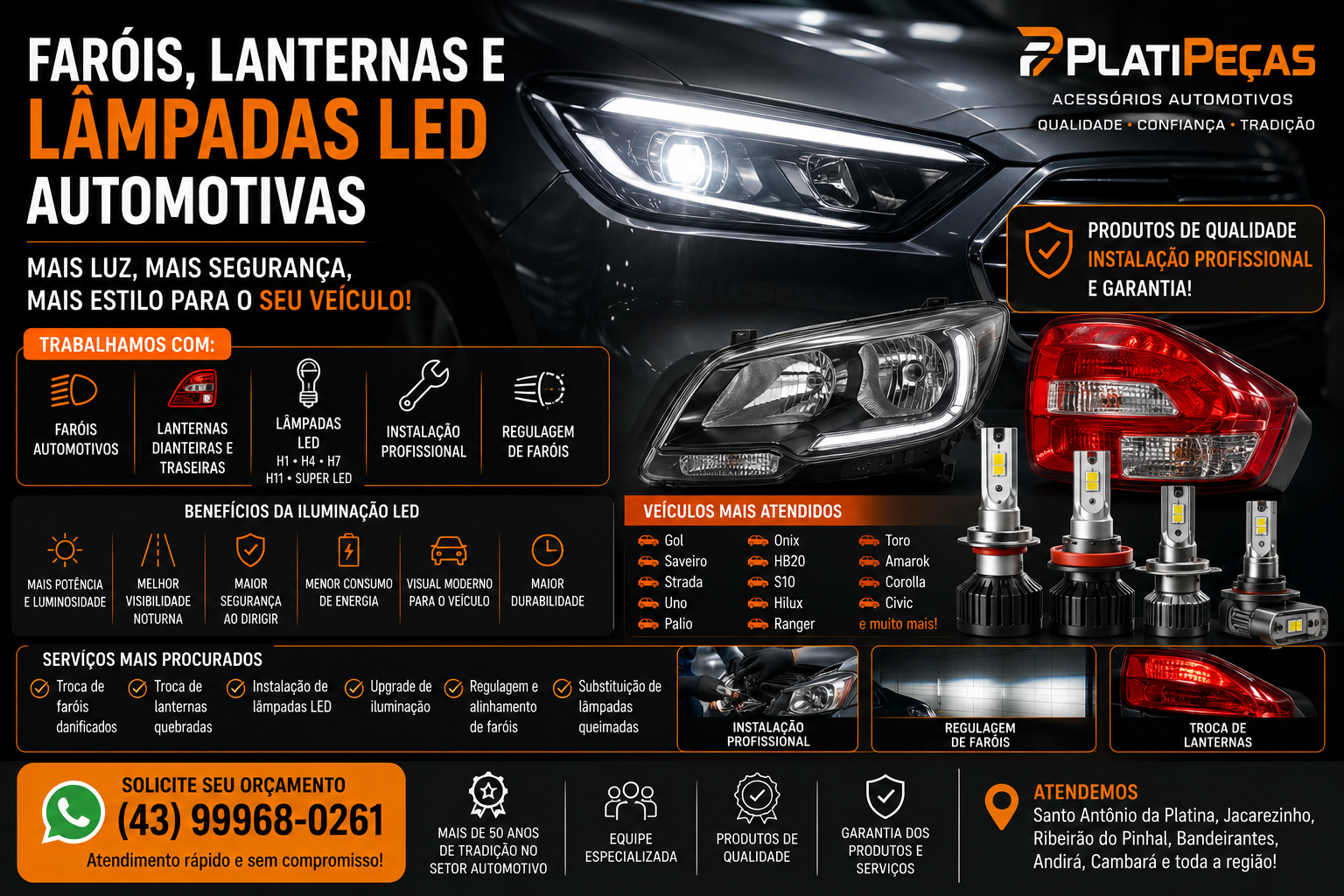 Farol Lanterna e Lampada automotiva