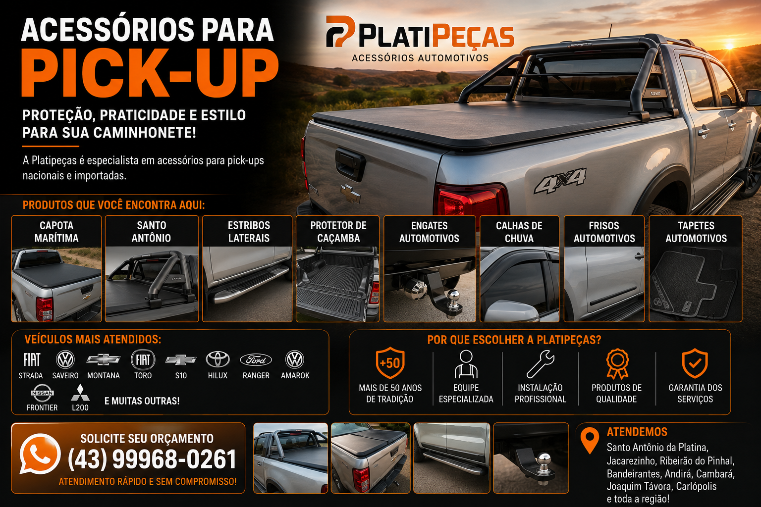 Acessórios para Pick-up
