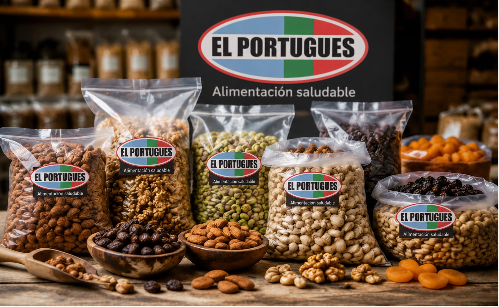 Compra mayorista de frutos secos en El Portugués