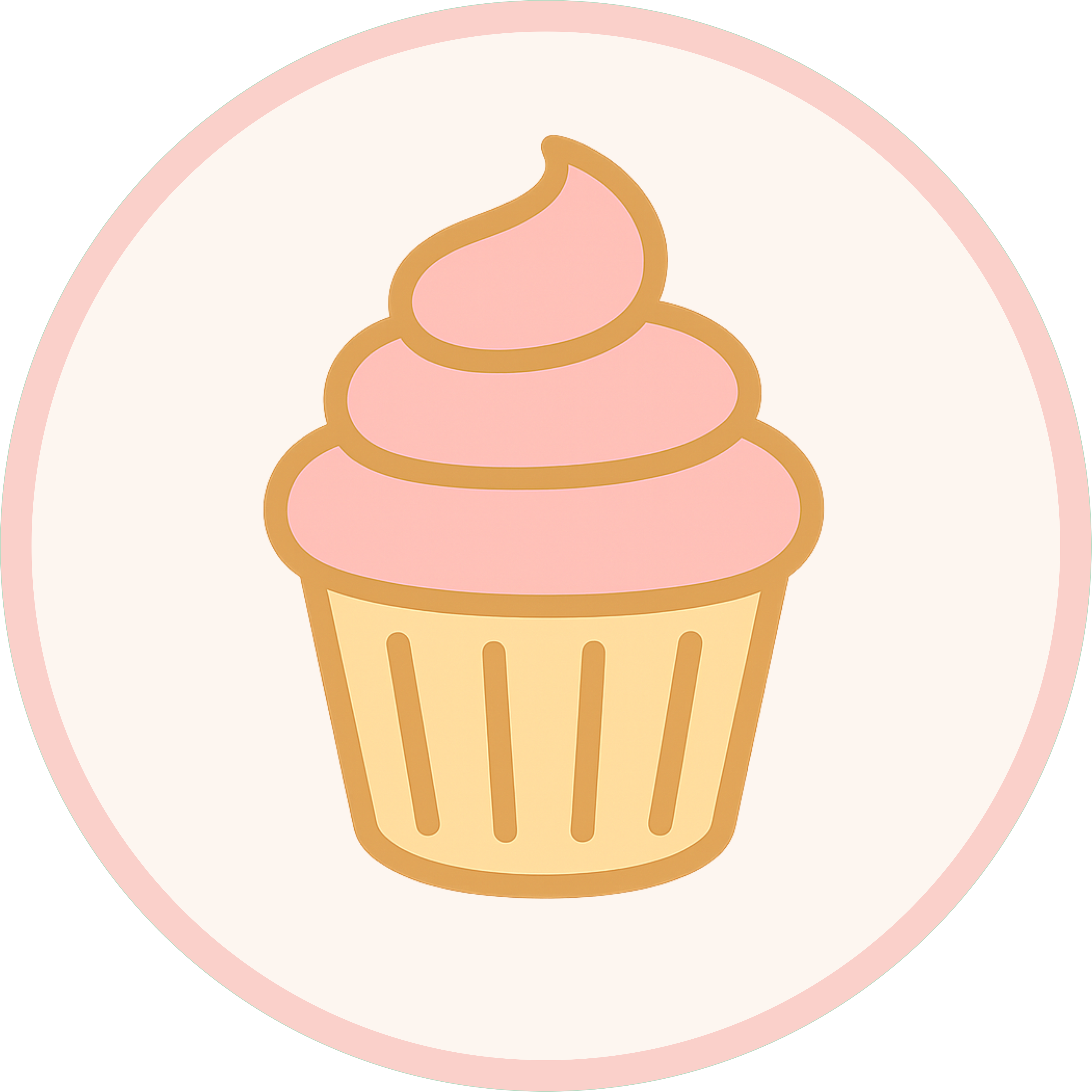 Papelaria personalizada com o tema Confeitaria, com cupcakes, docinhos e cores suaves para uma festa doce e encantadora.