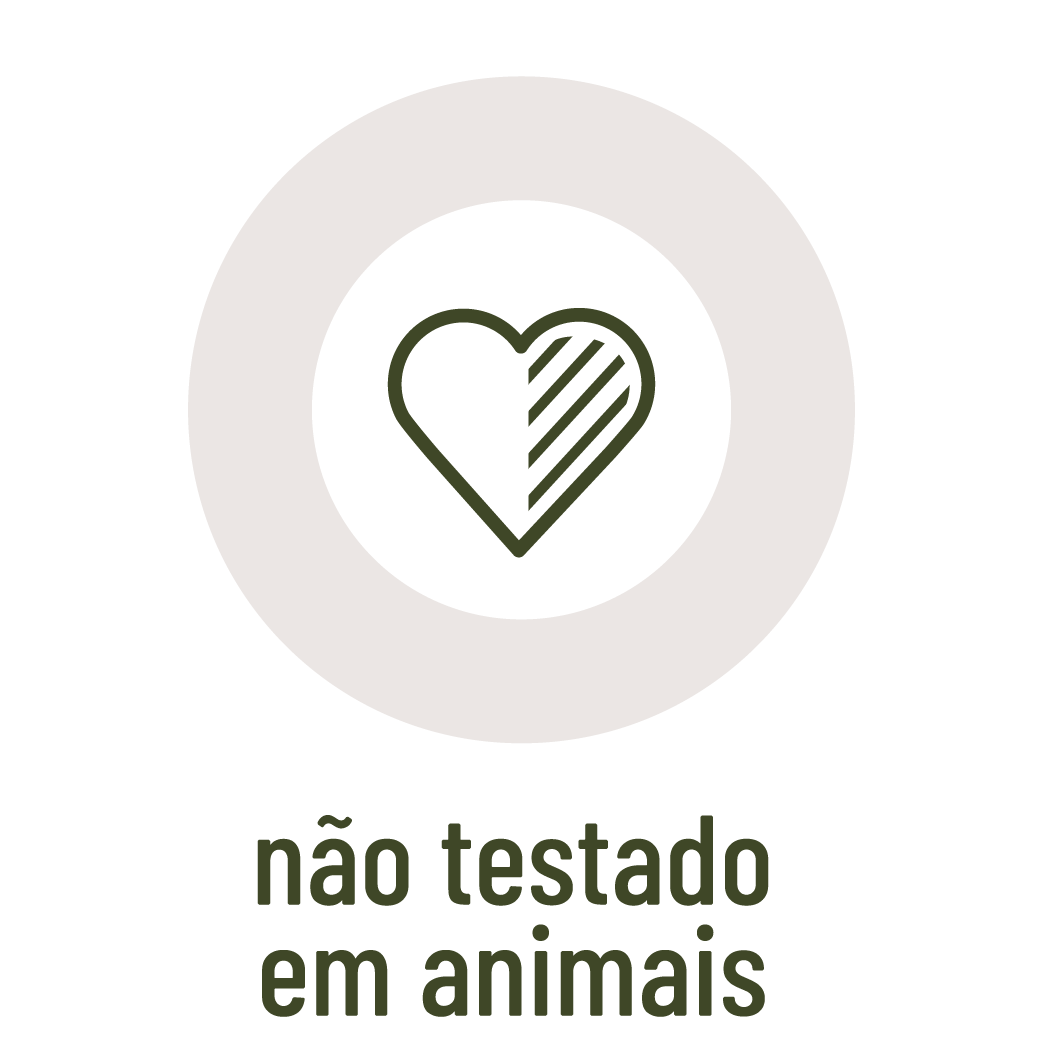 NÃO TESTADO EM ANIMAIS