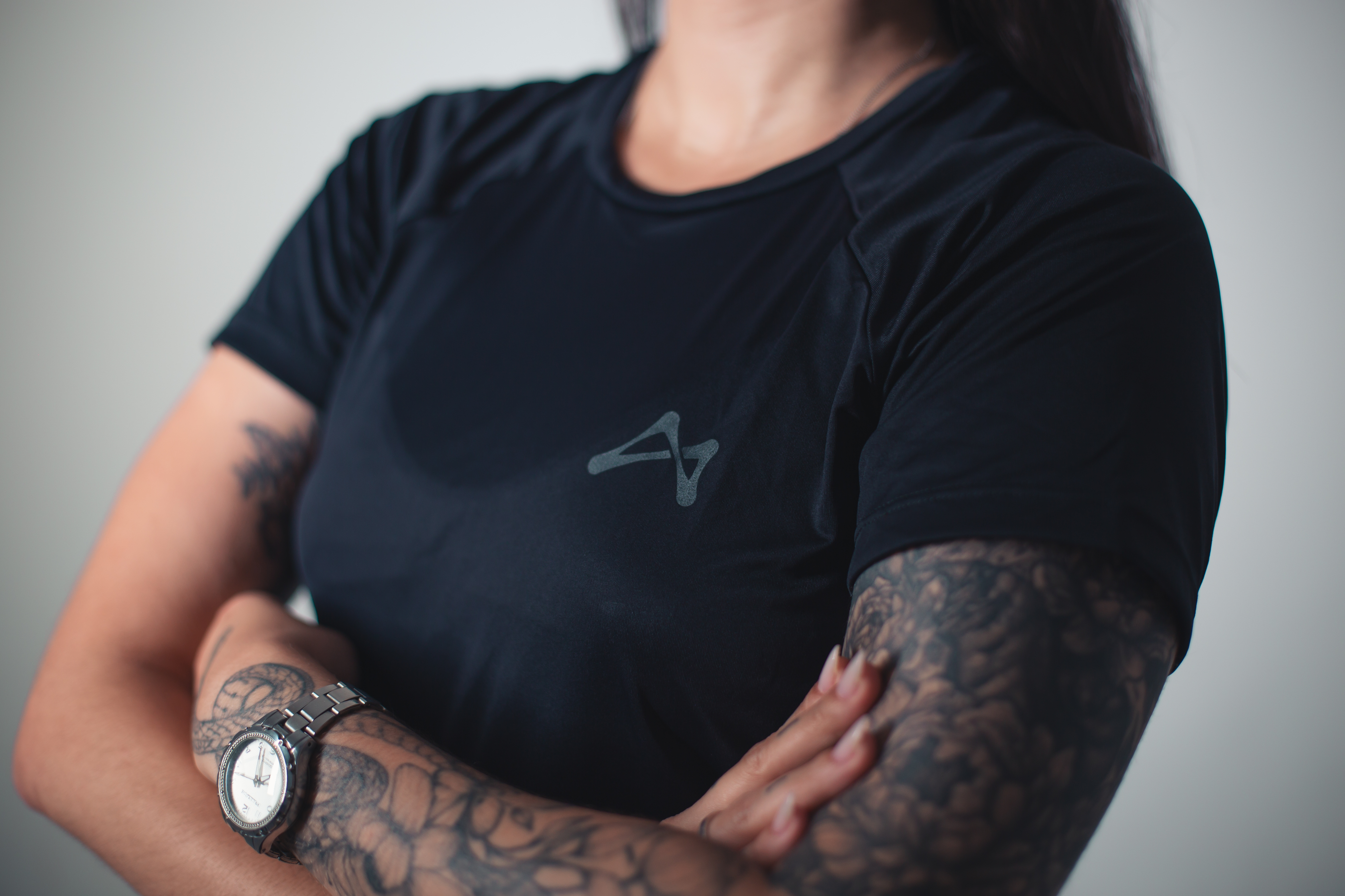 Foto close tecido verde militar