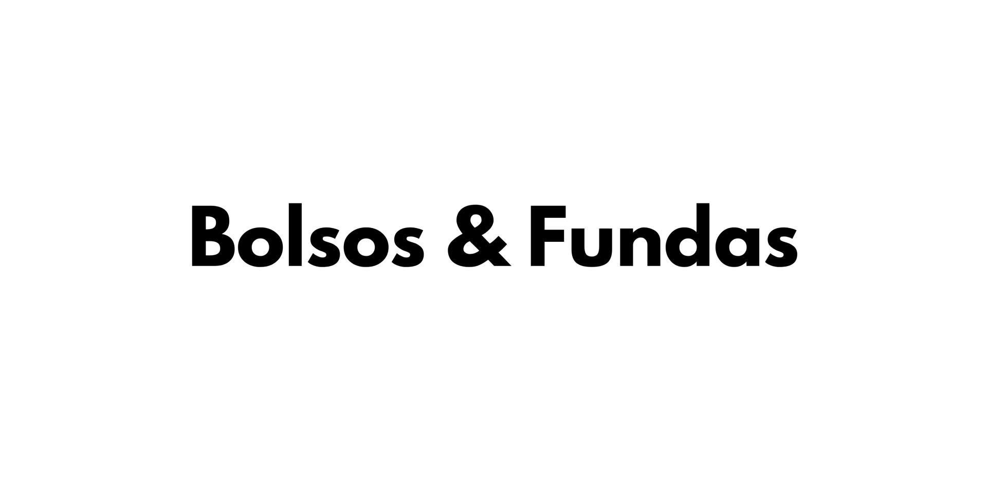 Banner de la categoría Bolsos y fundas