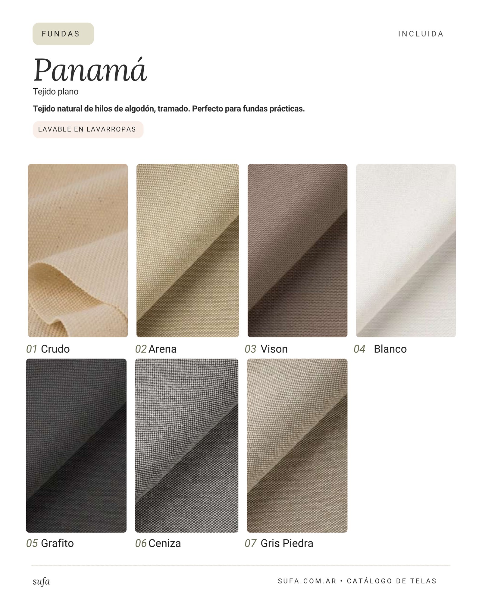 Catálogo de telas Sufa - Panamá
