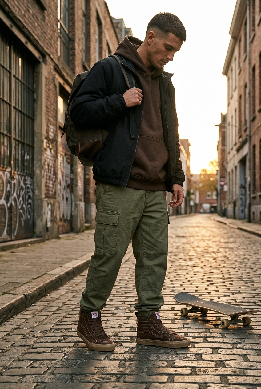 Sk8-Hi Chocolate urbanas
