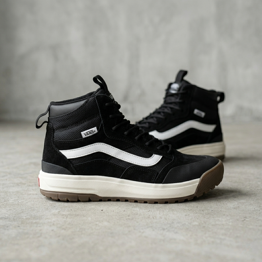 Botas Vans UltraRange EXO Hi Classic en outfit urbano