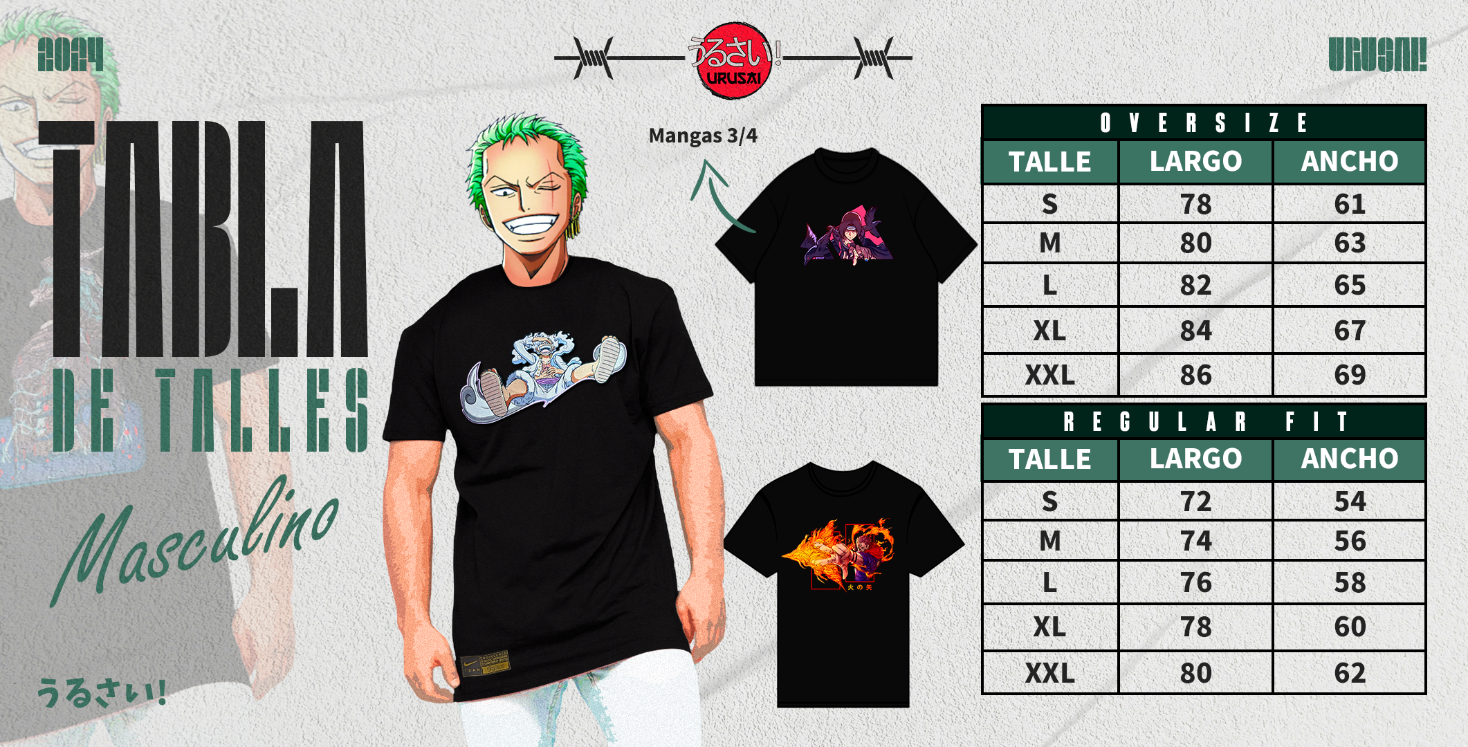 Remeras Hombres Clásicas y Oversize