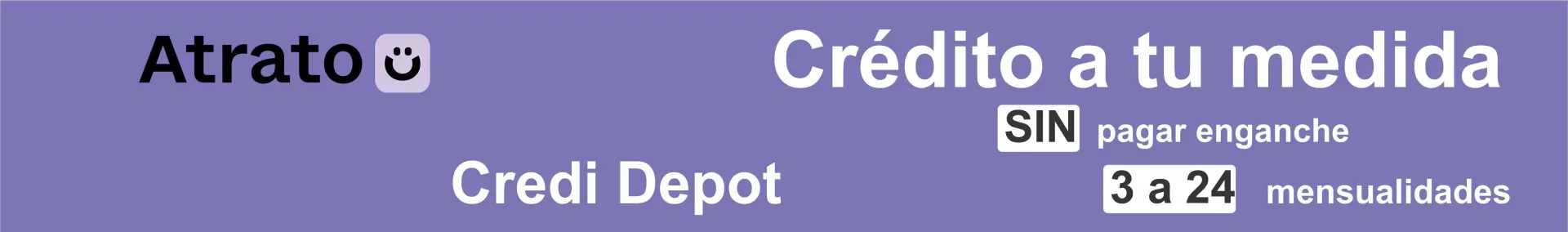 Crédito a tu medida con Atrato