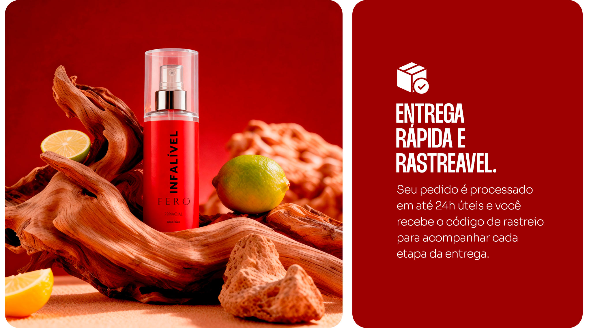 Detalhes do frasco Body Man Fero