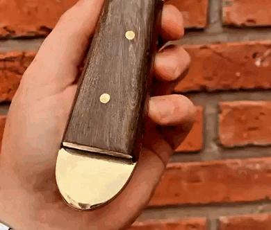 Mango guayubira y bronce