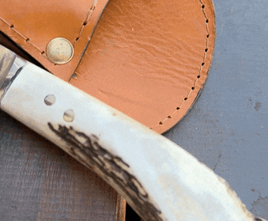 Hoja 25 cm con bot&oacute;n de acero