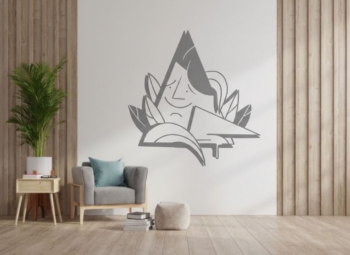 Projeto de Mural de arte urbana em casa de luxo em Curitiba